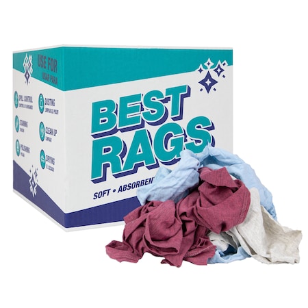 Monarch R-C45 T-Shirt Reclaimed Rags Colored - 10lb Box R-C45-10